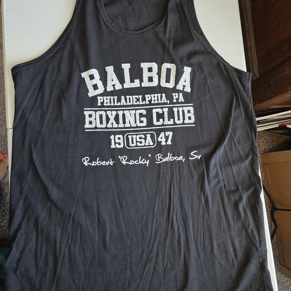 Hanes Black Boxing Club Tank Top